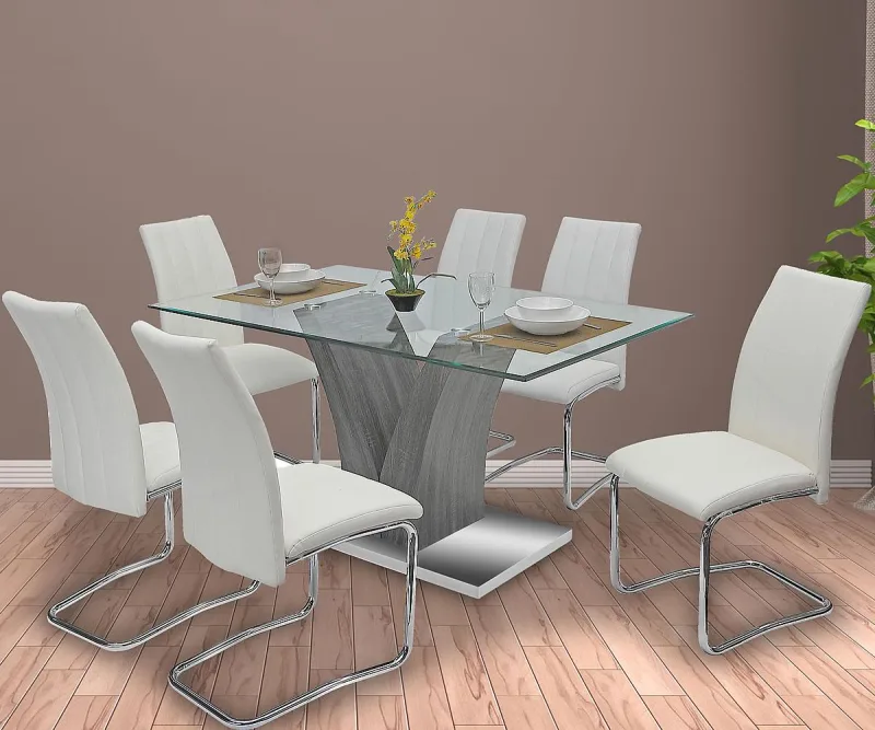 Dining Set Glass-017