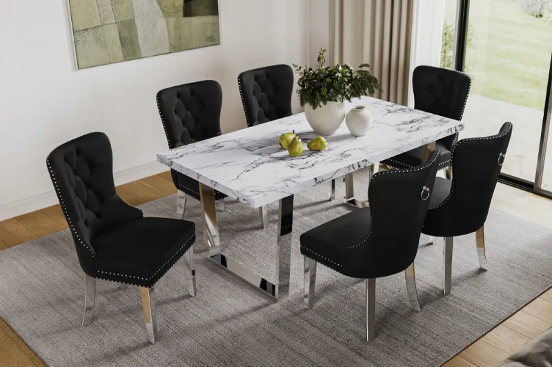 Dining Set Marble-100