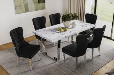 Dining Set Marble-100