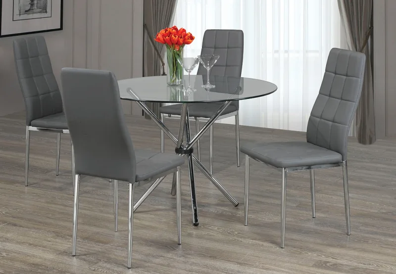 Dining Set Glass-058