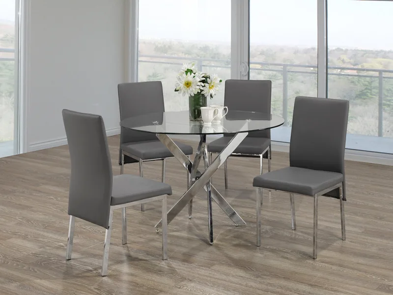 Dining Set Glass-074