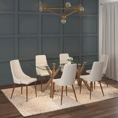 Dining Set Glass-046