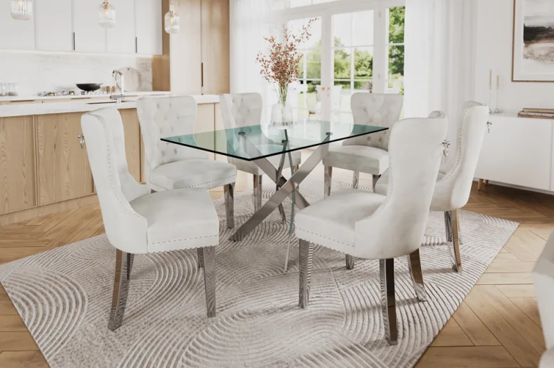 Dining Set Glass-129