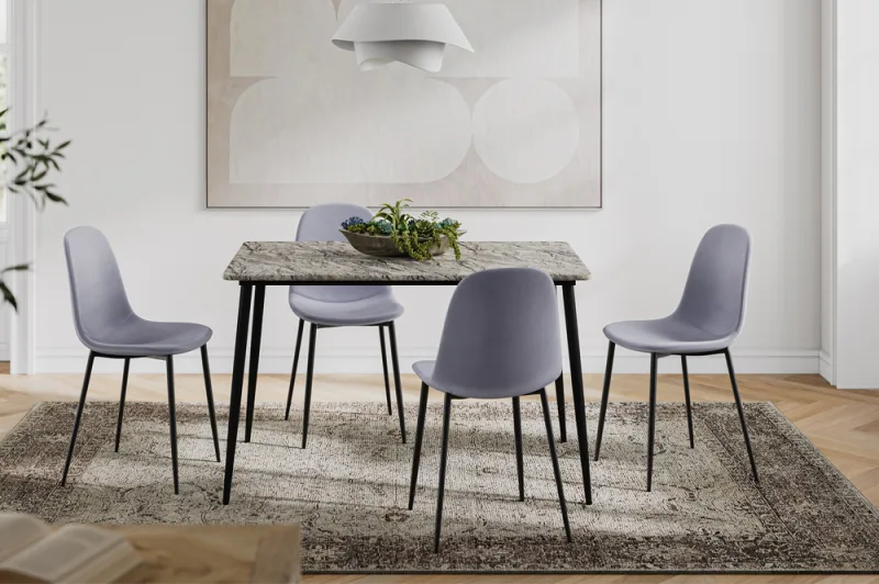 Dining Set Marble-088