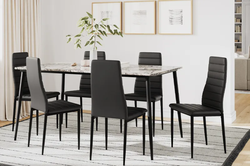 Dining Set Marble-090