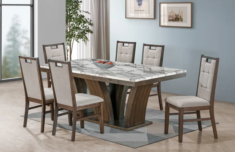 Dining Set Marble-069
