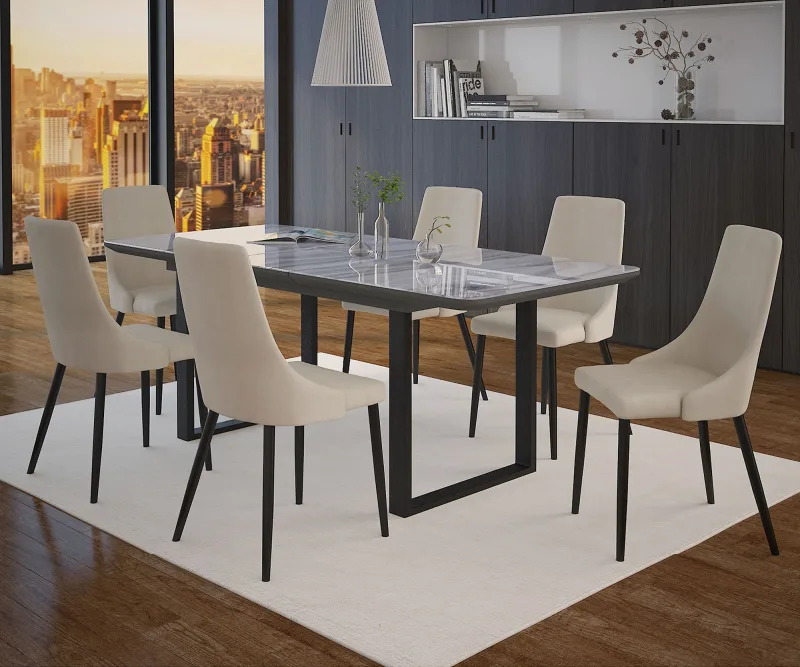 Dining Set Marble-018